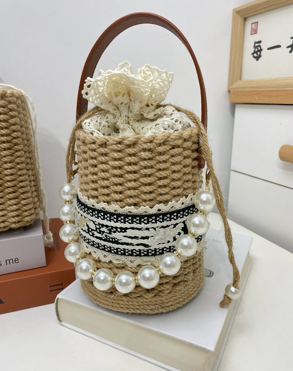 Hemp rope Diy bag