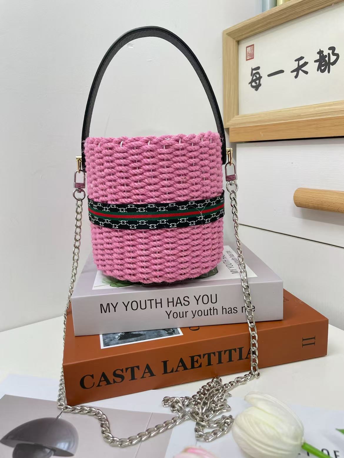 Hemp rope Diy bag