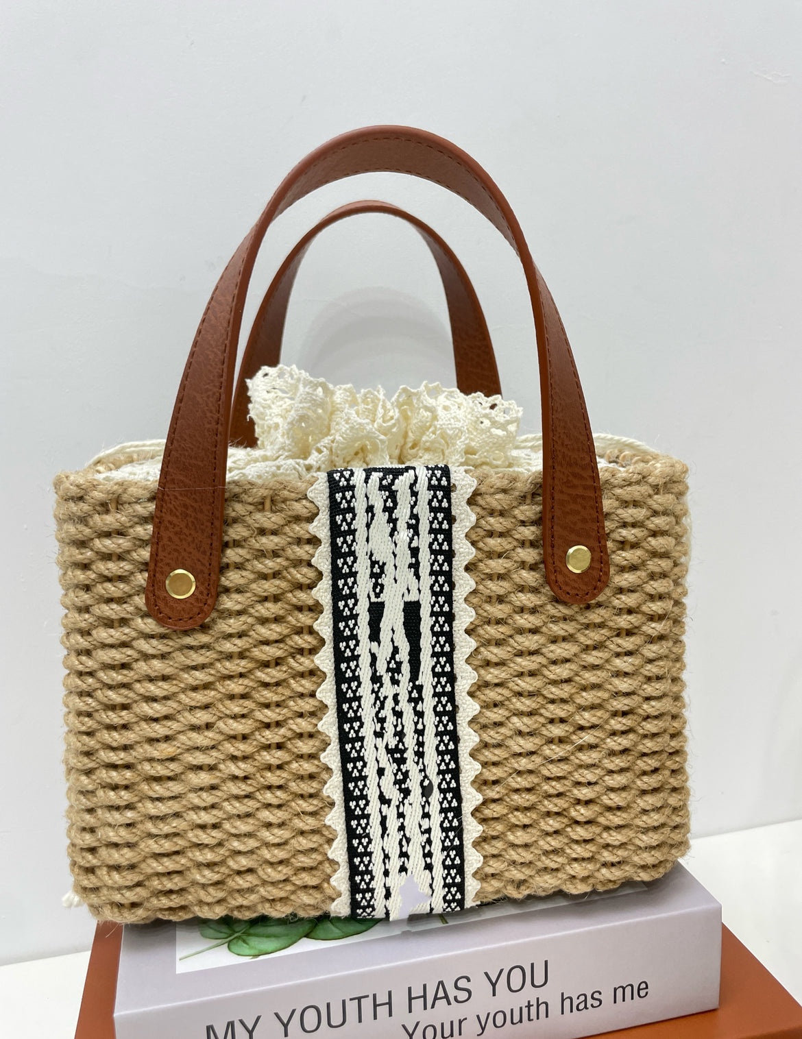 Hemp rope Diy bag(DIY materail set)