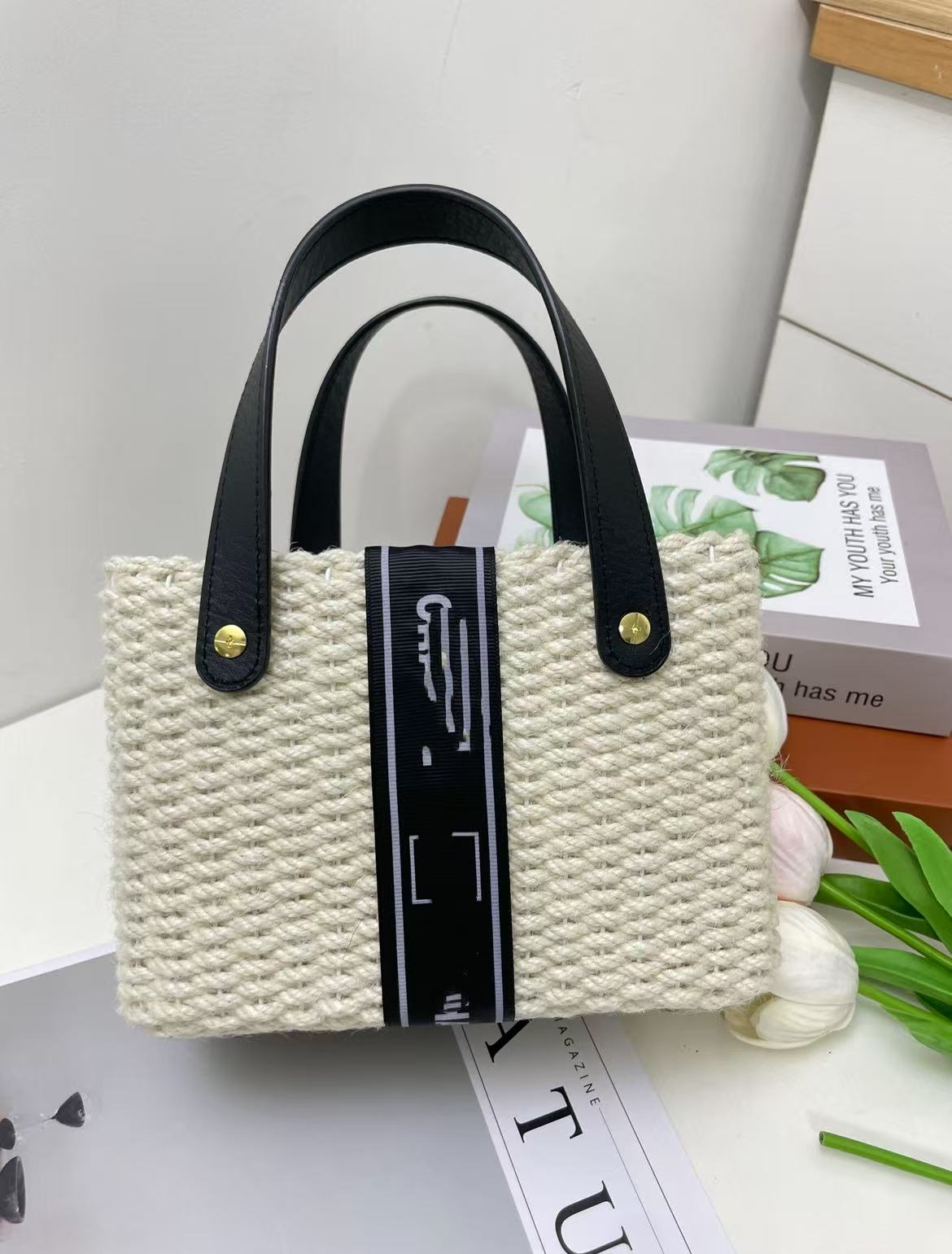 Hemp rope Diy bag(DIY materail set)