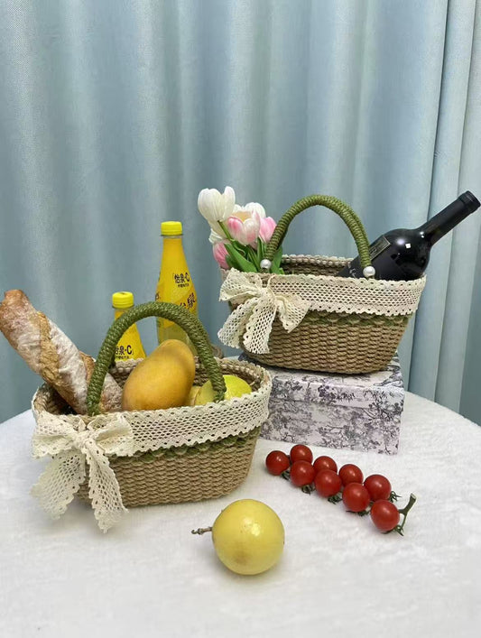 Hemp rope DIY basket(DIY materail set)