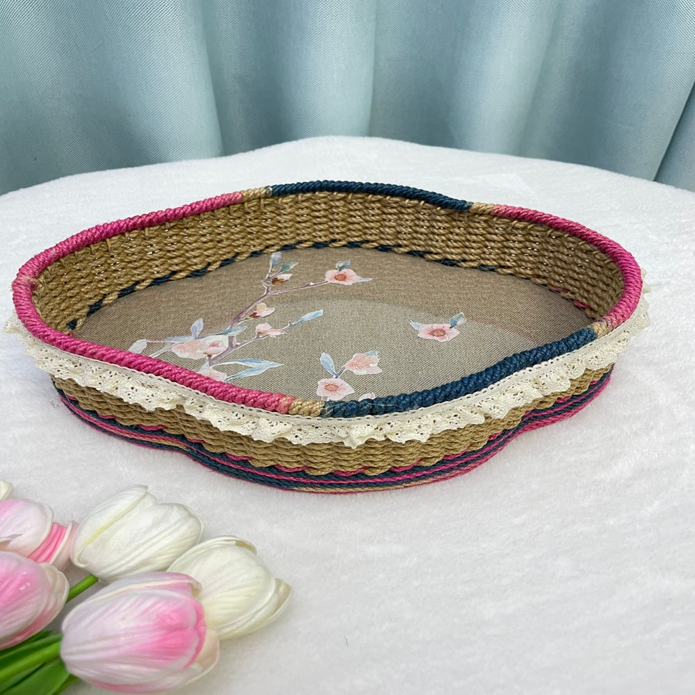 DIY TEA Tray ,Diy basket,fruit basket( DIY Material set )