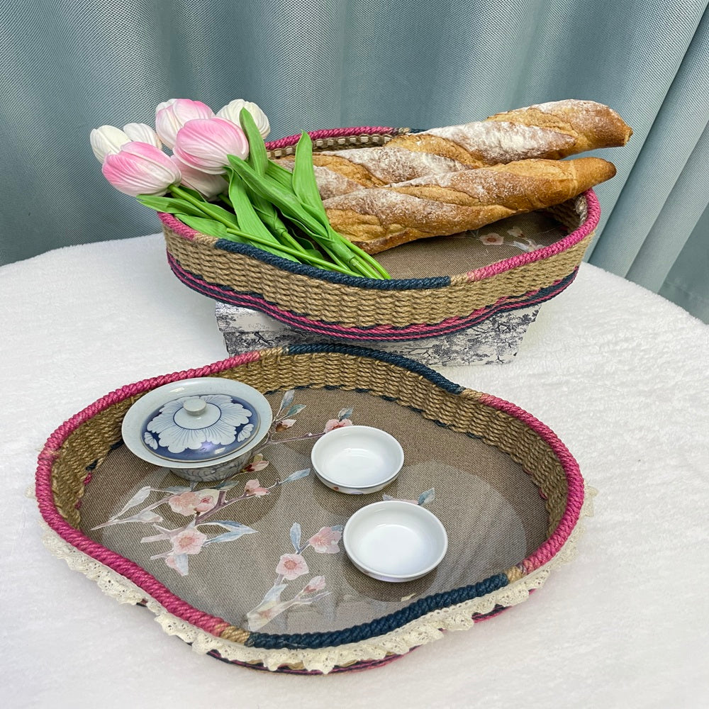 DIY TEA Tray ,Diy basket,fruit basket( DIY Material set )