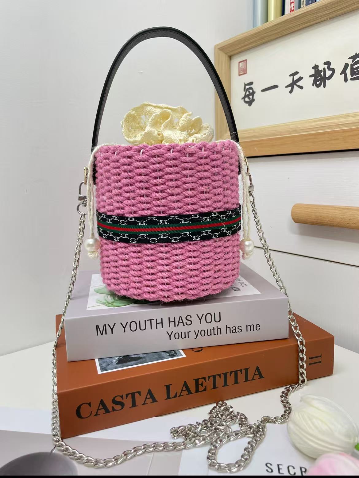 Hemp rope Diy bag