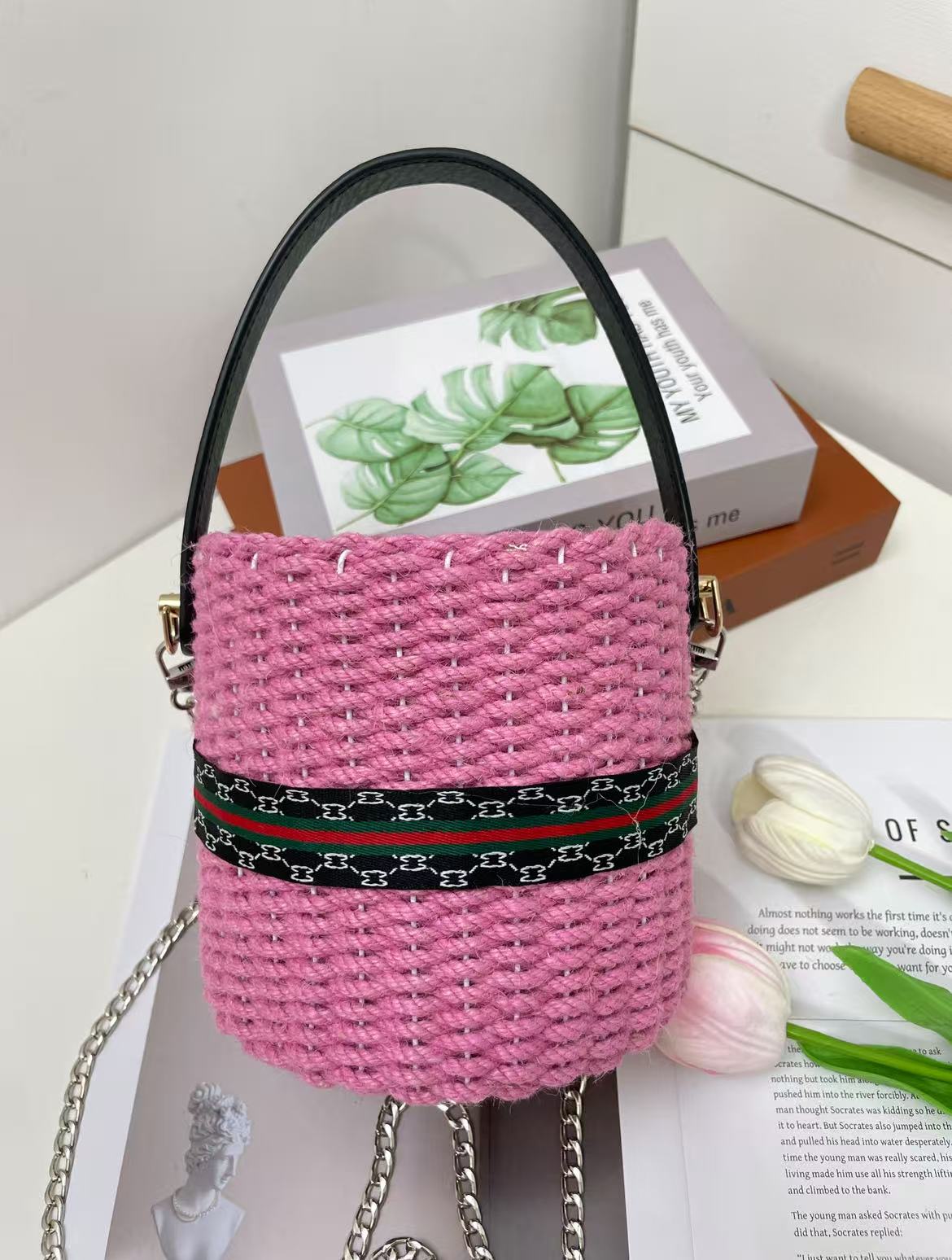 Hemp rope Diy bag