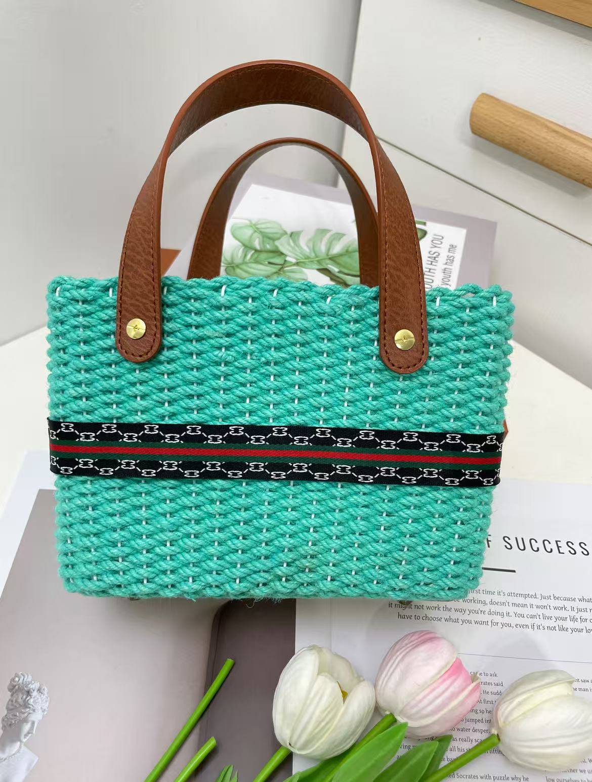 Hemp rope Diy bag(DIY materail set)