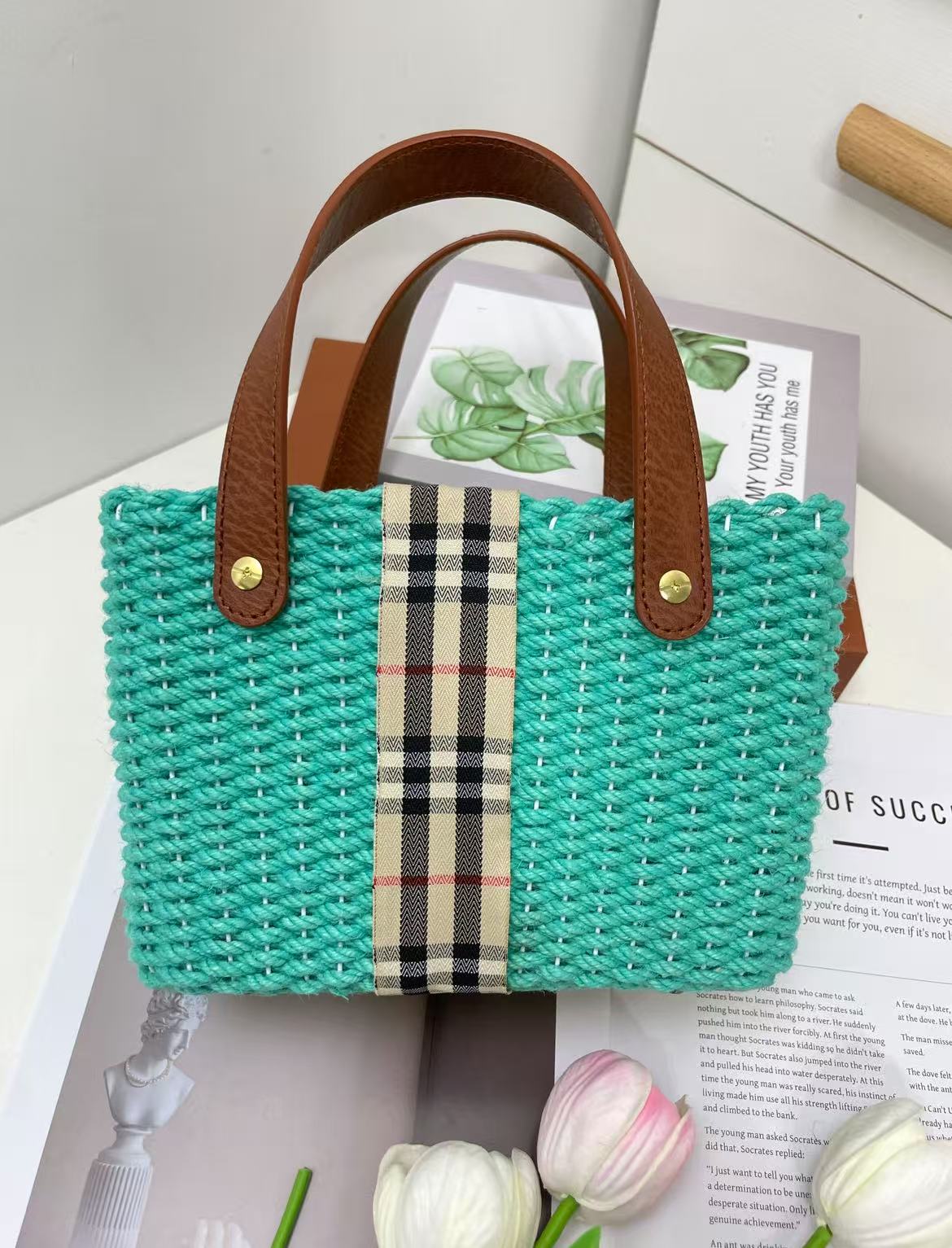 Hemp rope Diy bag(DIY materail set)